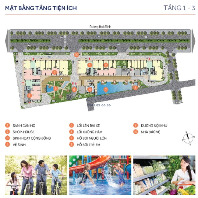 Mặt bằng căn hộ Richstar
